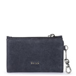 The Sak Encino Essential Wallet - Leather - Storm Grey Suede