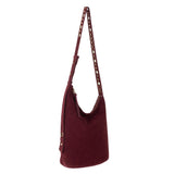 The Sak Tess Bucket - Leather - Black Cherry Suede Belt