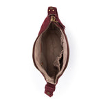 The Sak Tess Bucket - Leather - Black Cherry Suede Belt