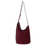 The Sak Tess Bucket - Leather - Black Cherry Suede Belt