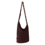 The Sak Tess Bucket - Leather - Mahogany Suede Belt