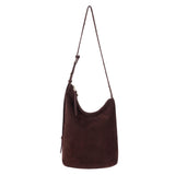 The Sak Tess Bucket - Leather - Mahogany Suede Belt