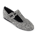 The Sak Leland T Strap Ballet Flat - Hand Crochet - Moonlight Static