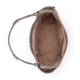 The Sak Los Feliz Medium Tote - Leather - Mushroom Suede Sand Suede Woven