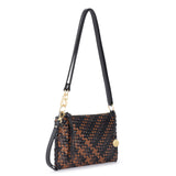 The Sak Vita Convertible Wristlet - Leather - Espresso Woven