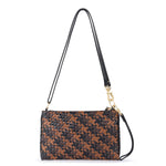 The Sak Vita Convertible Wristlet - Leather - Espresso Woven