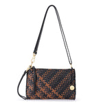 The Sak Vita Convertible Wristlet - Leather - Espresso Woven