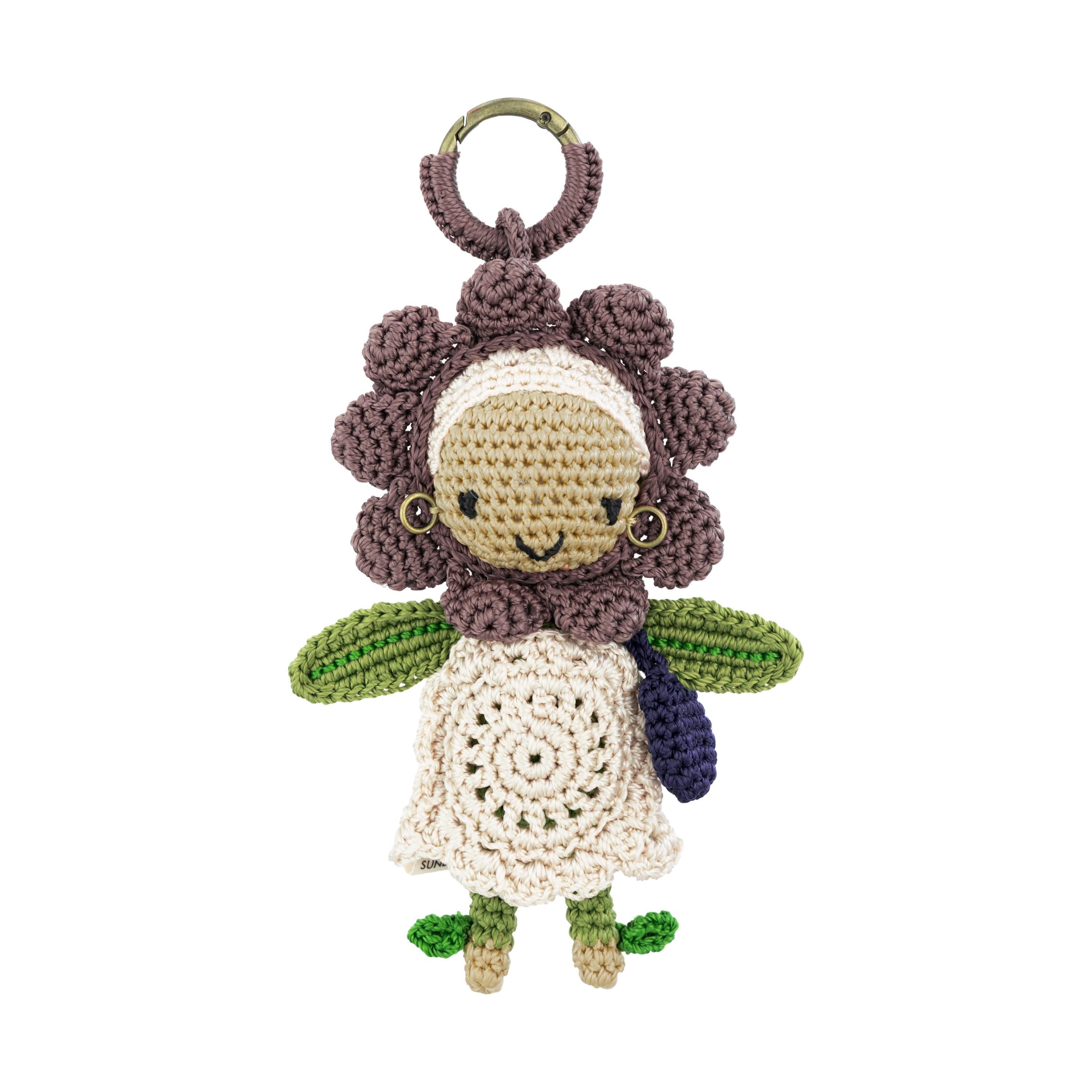The Sak Sunbudz Sunflower Dangle - Hand Crochet - Estee