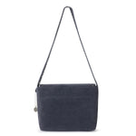 The Sak Marlow Flap Shoulder - Leather - Storm Grey Suede Belt