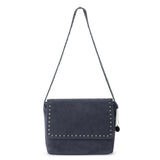 The Sak Marlow Flap Shoulder - Leather - Storm Grey Suede Belt