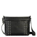 The Sak Melrose Crossbody - Leather - Black Studs Suede