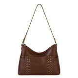 The Sak Melrose Shoulder Bag - Leather - Whiskey Gold Stud