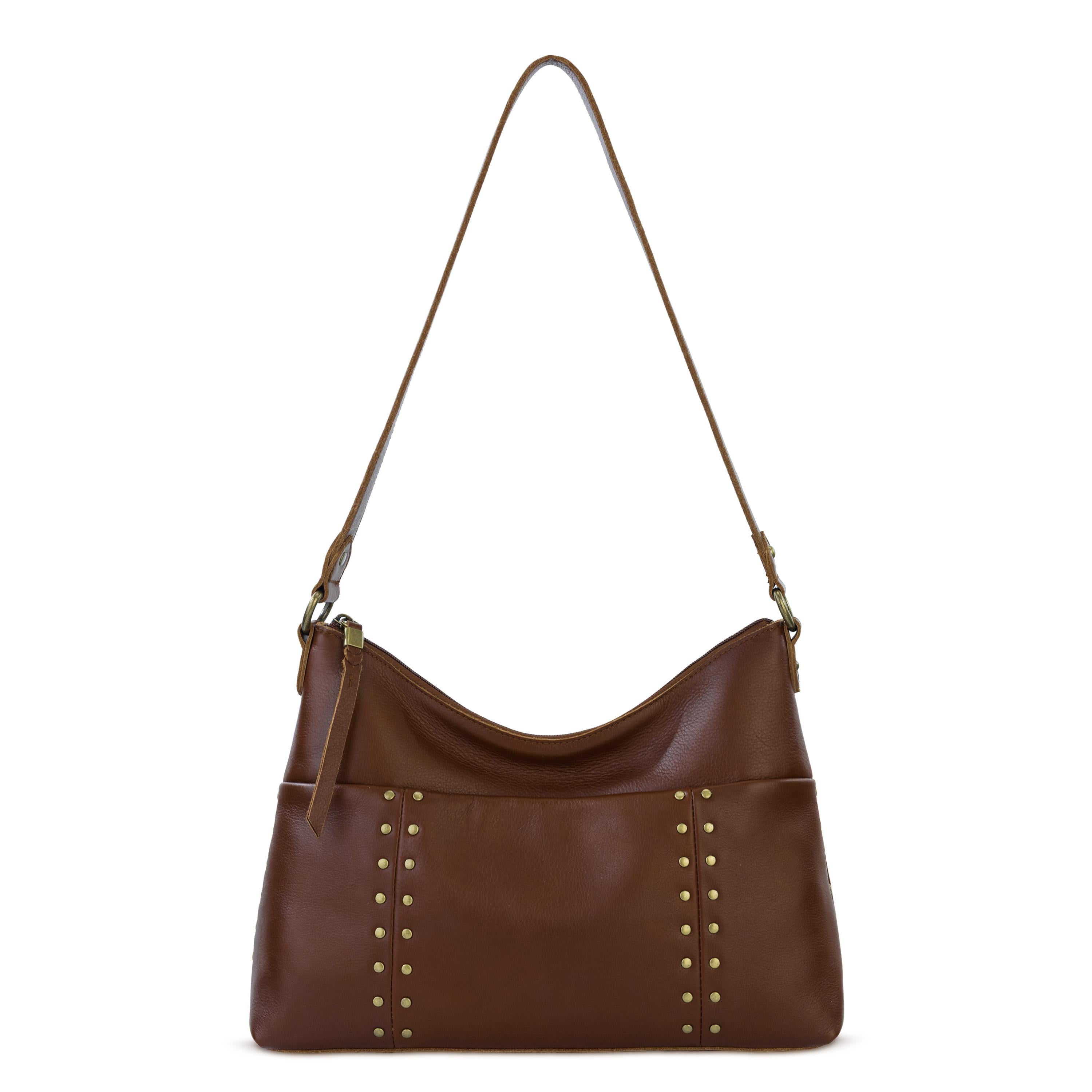The Sak Melrose Shoulder Bag - Leather - Whiskey Gold Stud