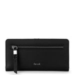 The Sak Mira Large Wallet - Leather - Black Silver Stud