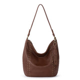 The Sak Sequoia Hobo - Leather - Whiskey Gold Stud
