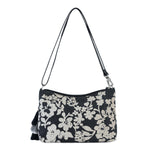 Sakroots Lumi Crossbody - Canvas - Black and White Shadow Floral