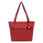 Sakroots Banyan Shoulder Tote - EcoTwill - Crimson Flower Blossom Quilted
