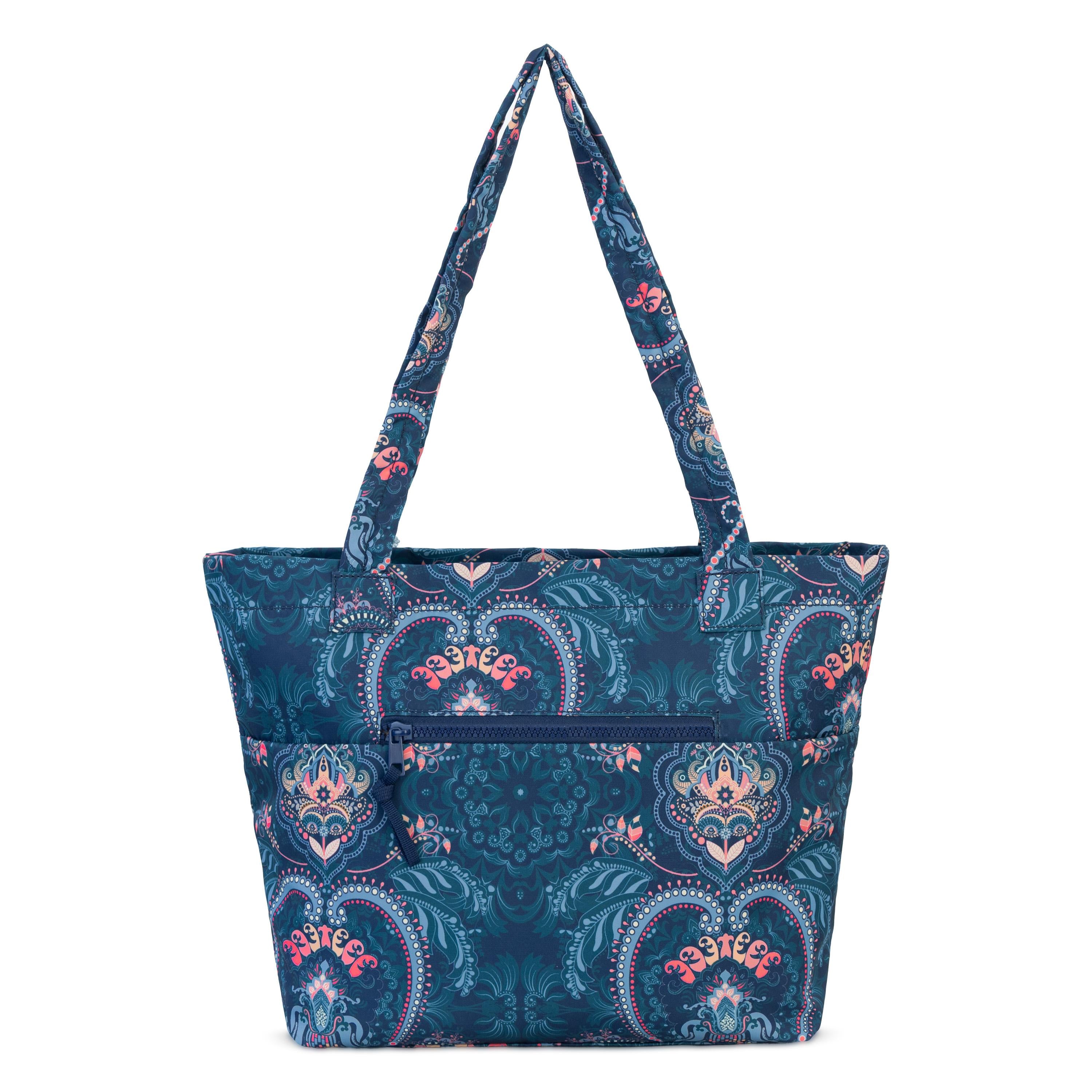 Sakroots Banyan Shoulder Tote - EcoTwill - Midnight Damask