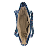 Sakroots Banyan Shoulder Tote - EcoTwill - Midnight Damask