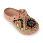The Sak Bolo Clog - Hand Crochet - Acorn Patch