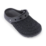The Sak Bolo Clog - Hand Crochet - Ash Static