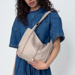 The Sak Los Feliz Medium Tote - Leather - Sand
