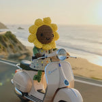 The Sak Sunbudz Sunflower Dangle - Hand Crochet - Dottee