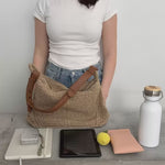 The Sak Los Feliz Hobo - Hand Crochet - Bamboo Static